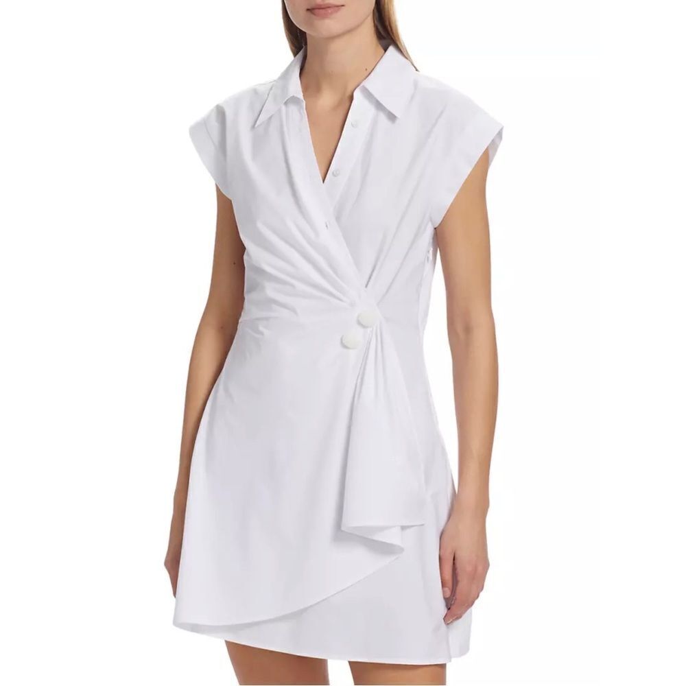 Tanya Taylor Wyn Pleated Mini Dress size 14